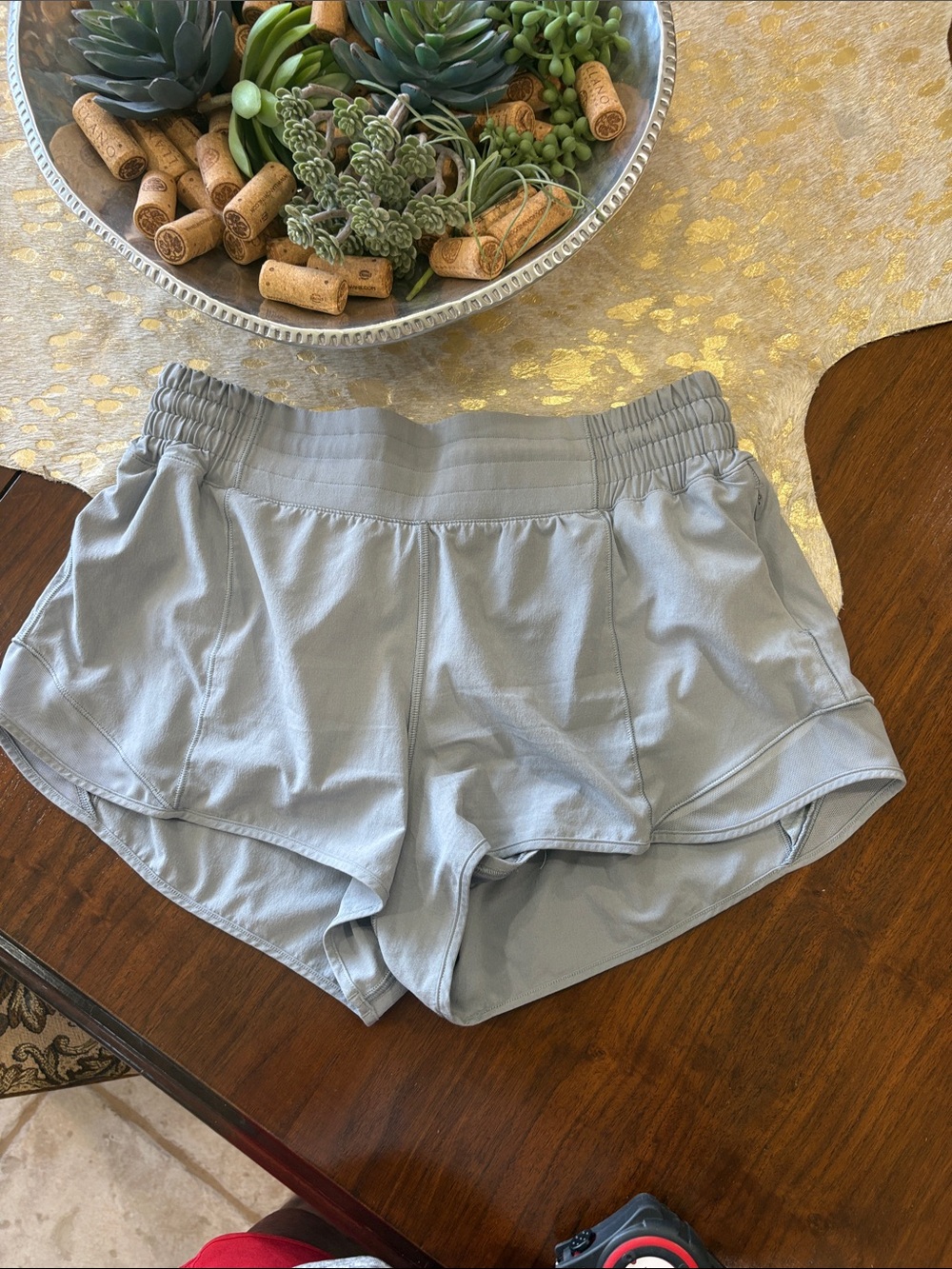 lululemon athletica Light Gray Women's Athletic Shorts